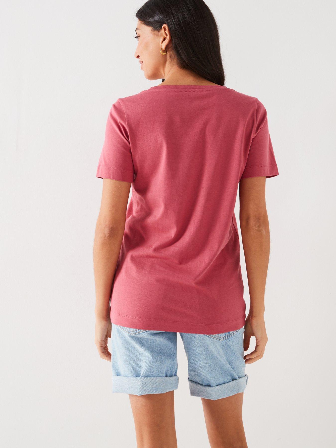 everyday-the-essential-v-neck-t-shirt-pinkstillFront