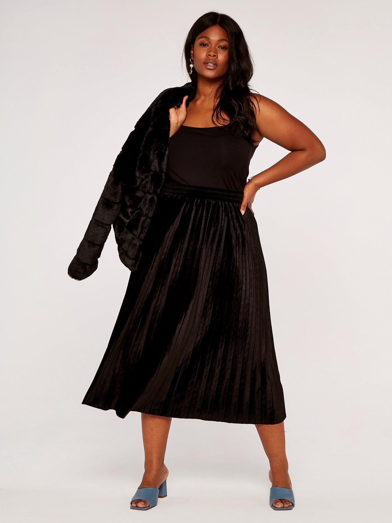 Midi skirt velvet hotsell