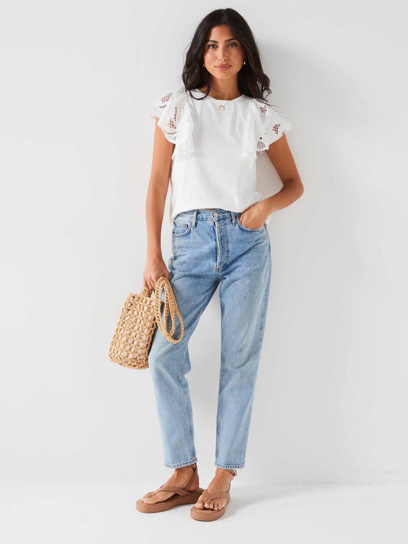 v-by-very-broderie-ruffle-sleeve-t-shirt-whitedetail