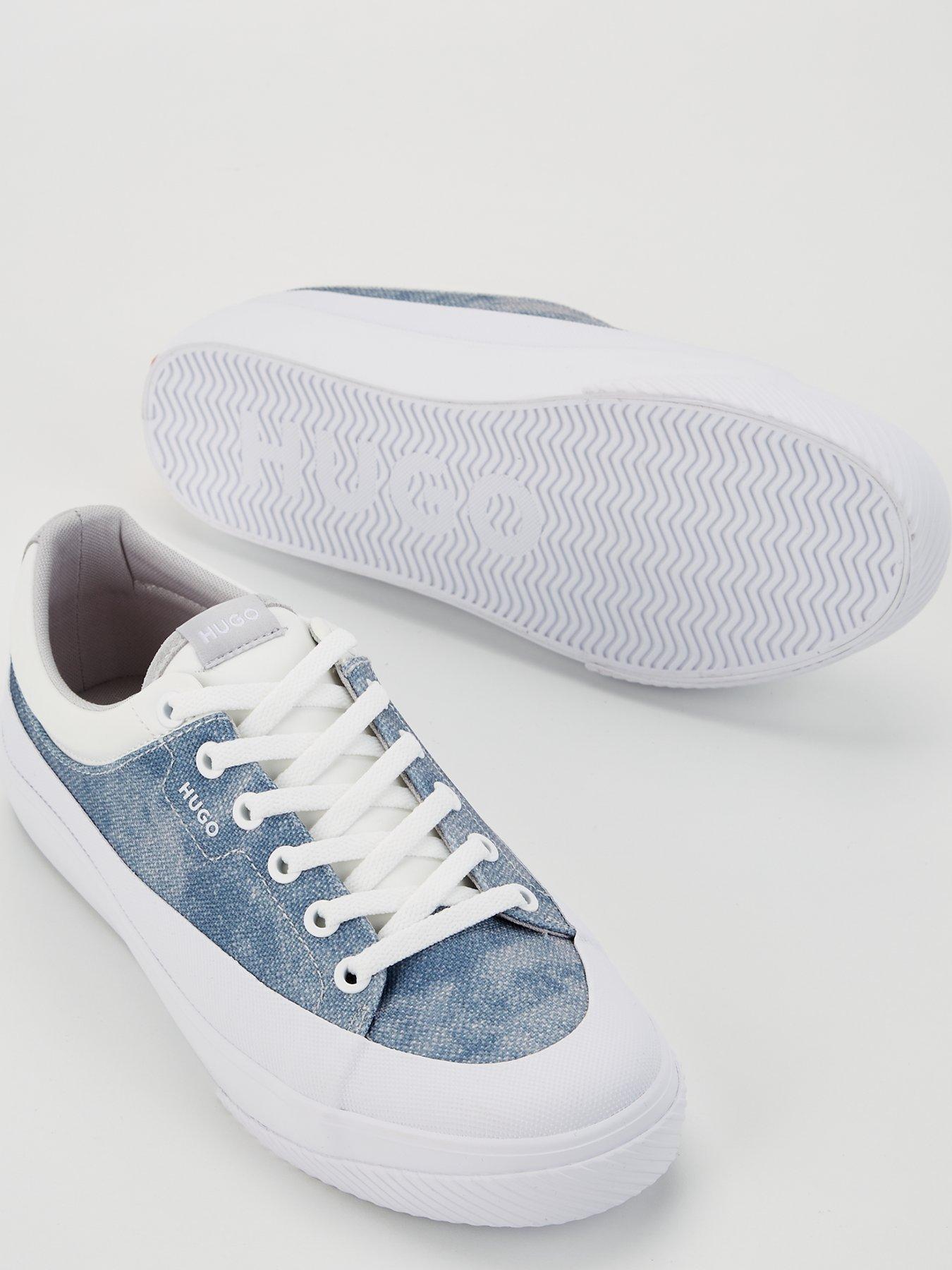 hugo-hugo-red-dyer-denim-mix-tennis-trainer-bluedetail