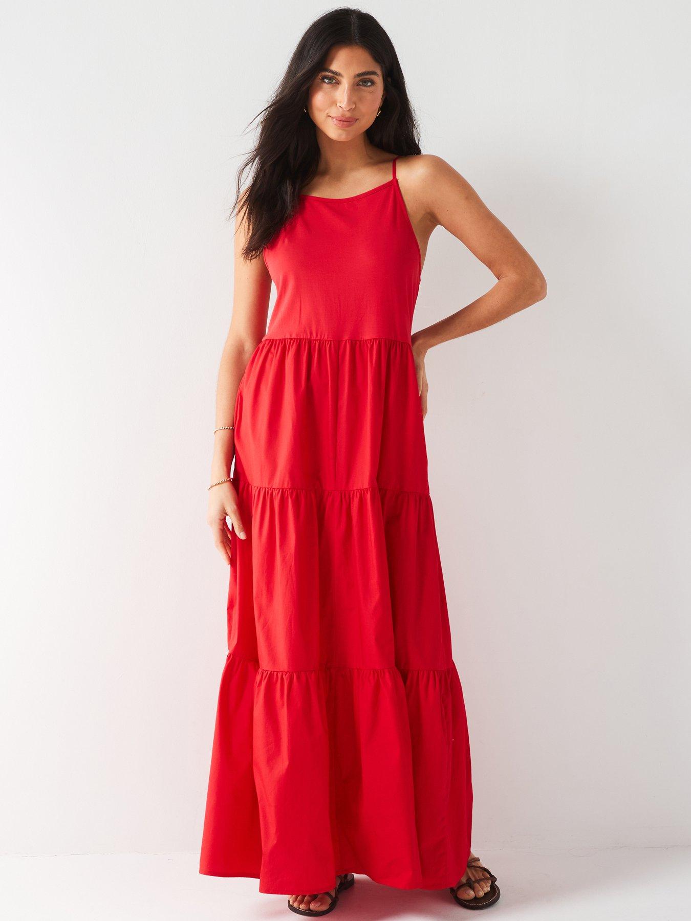 v-by-very-sleeveless-jersey-woven-dress-red