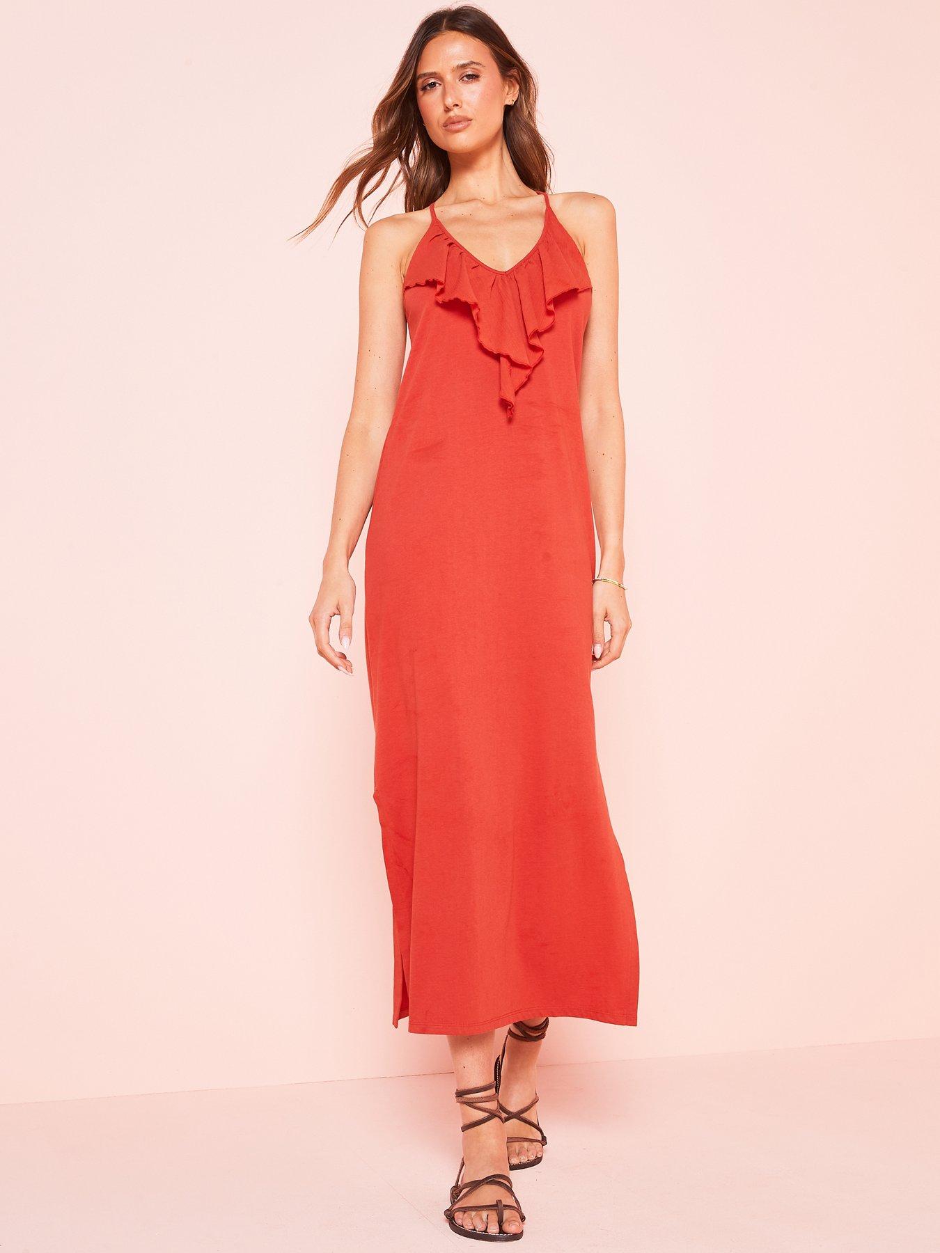 v-by-very-ruffle-front-jersey-midinbspdress-redoutfit