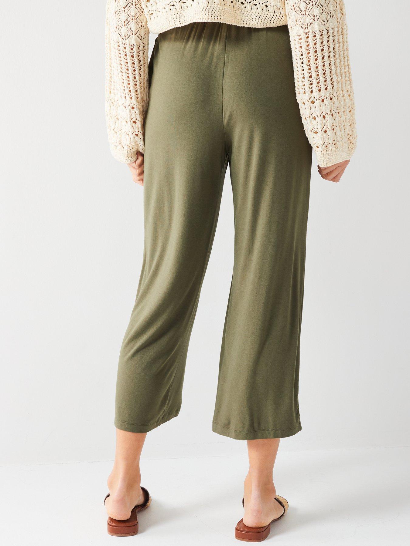 everyday-culotte-trouser-greenstillFront