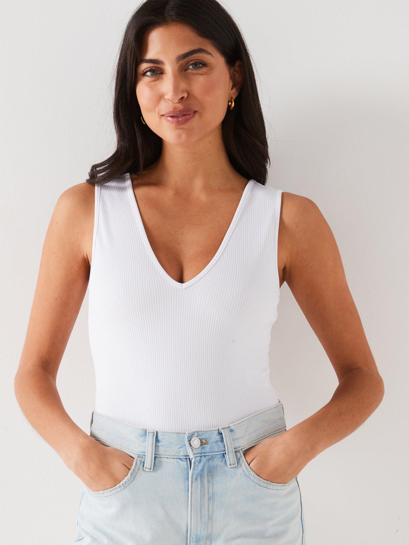 v-by-very-wide-strap-bodysuit-whitefront