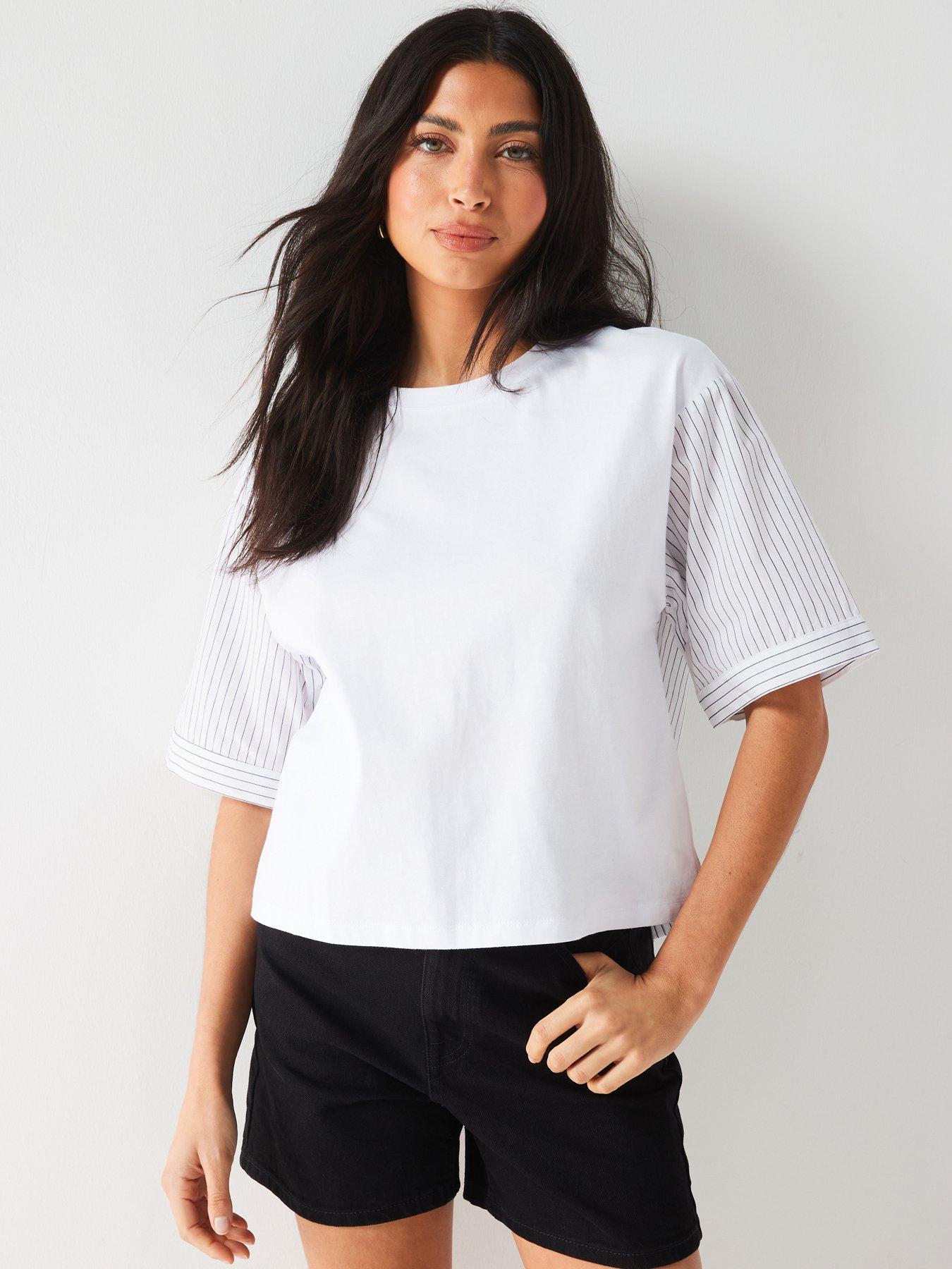 v-by-very-cotton-poplin-insert-tshirt