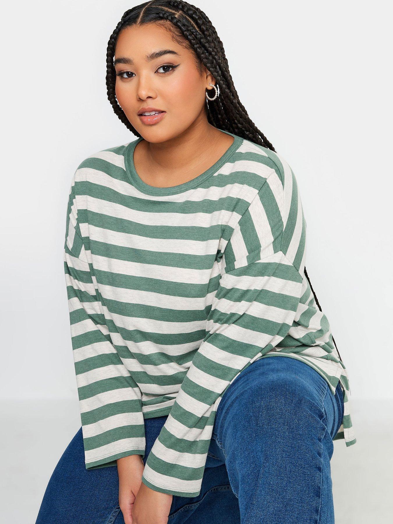 yours-yours-fashion-throw-on-stripe-top-sage-oatmealoutfit