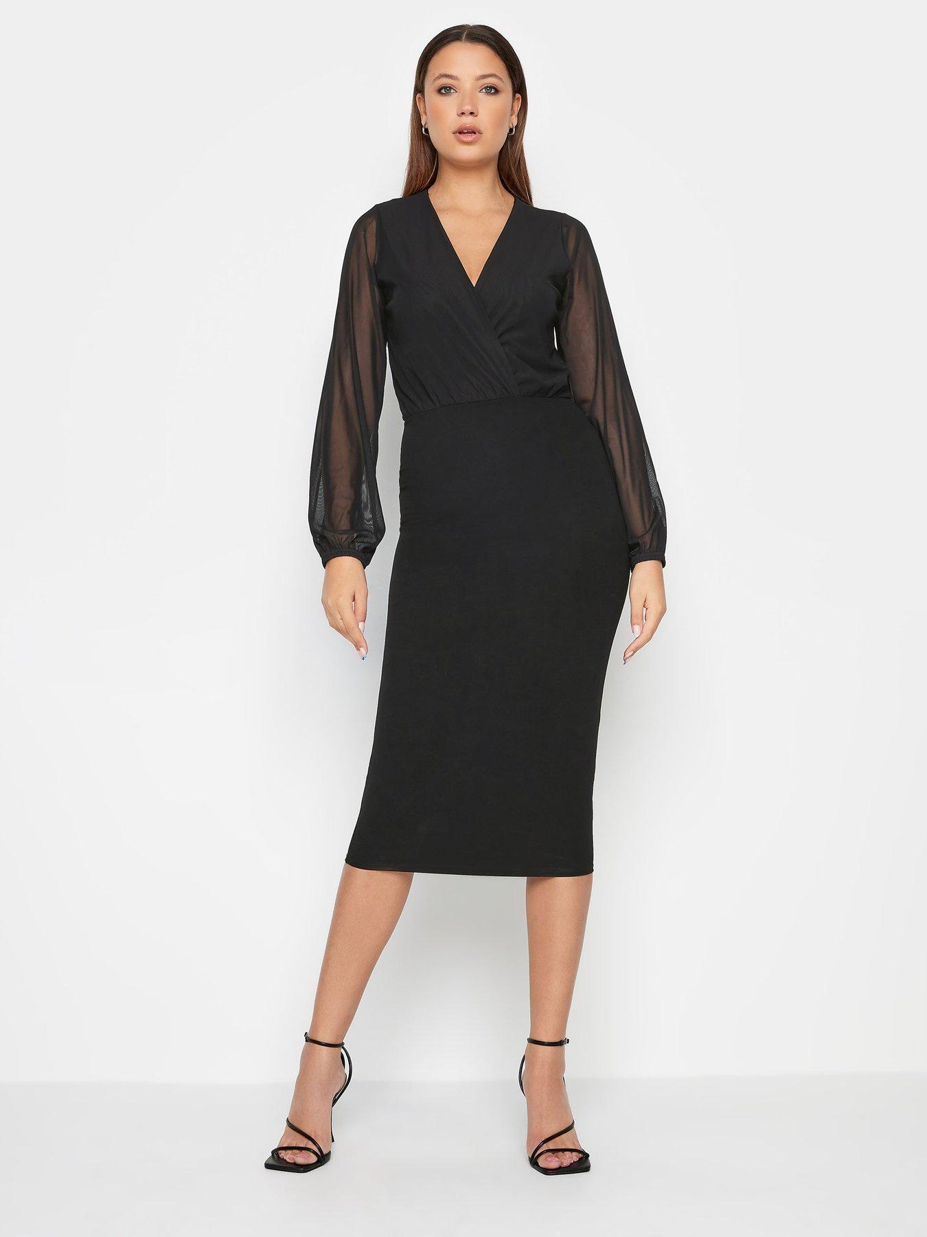 long-tall-sally-mesh-sleeve-wrap-dress-blackback