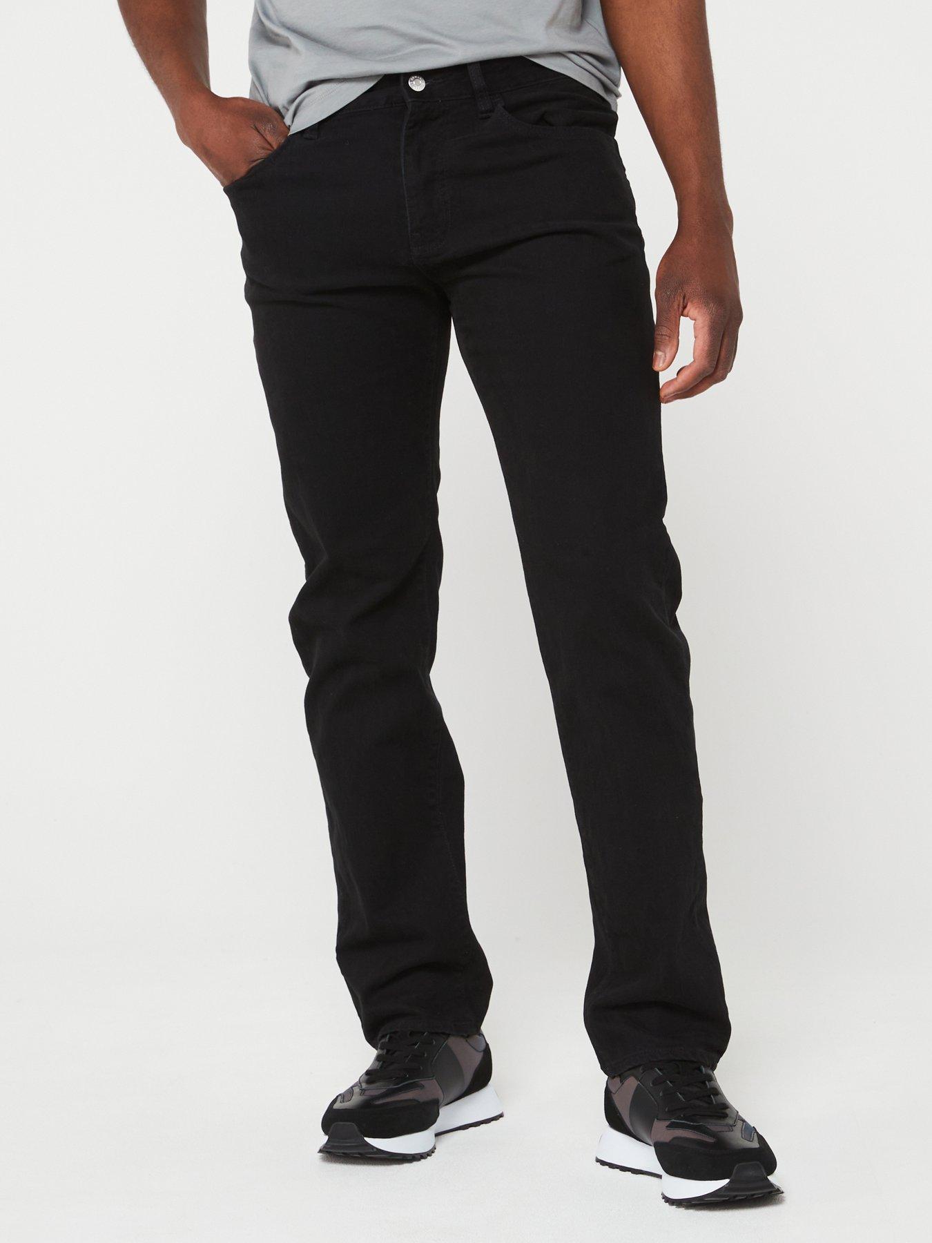 armani-exchange-straight-fit-jean-black