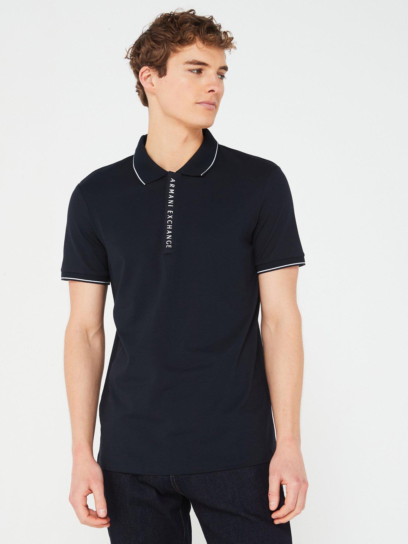 armani-exchange-placket-logo-slim-fit-polo-shirt-navy