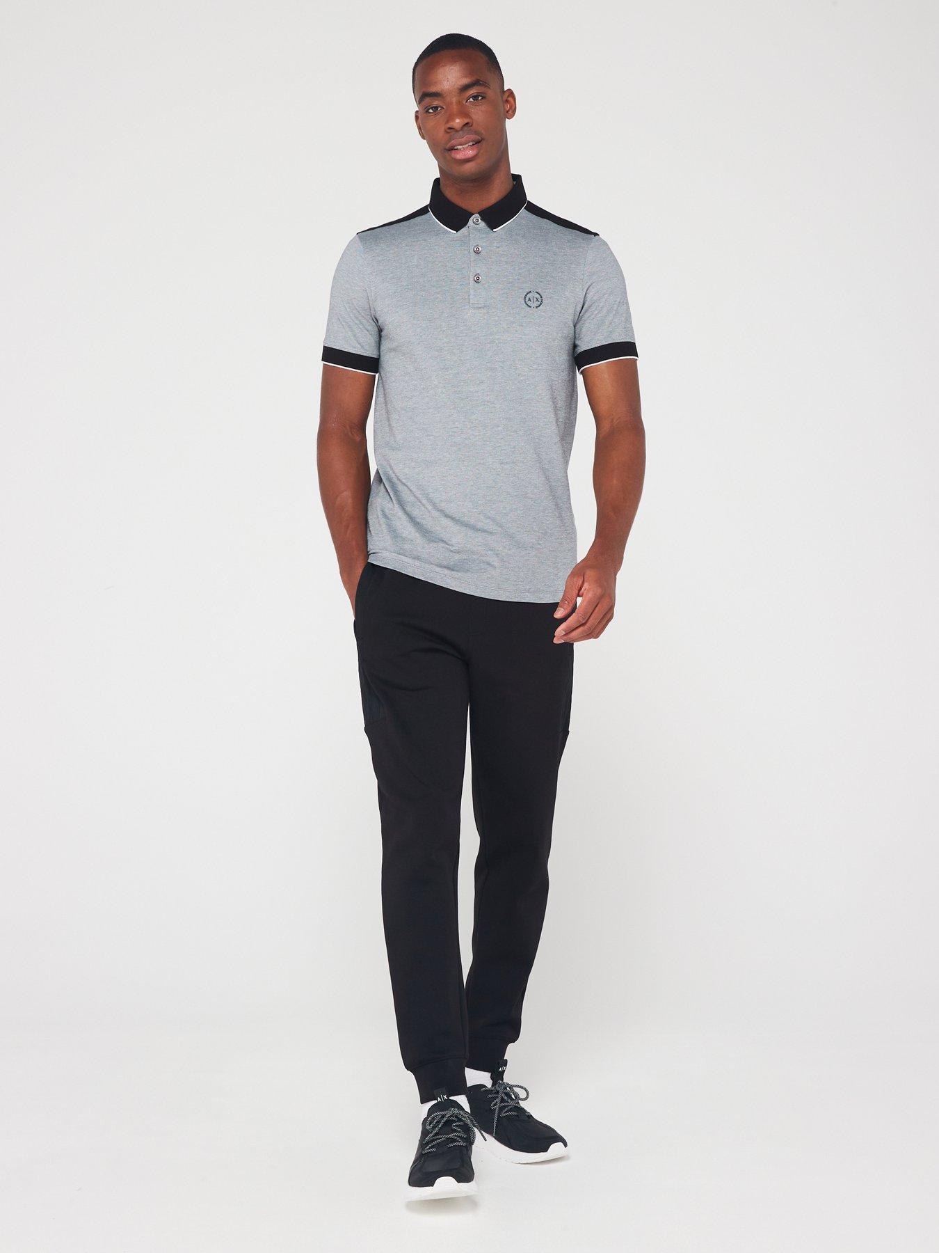 armani-exchange-contrast-slim-fit-polo-shirt-blackback