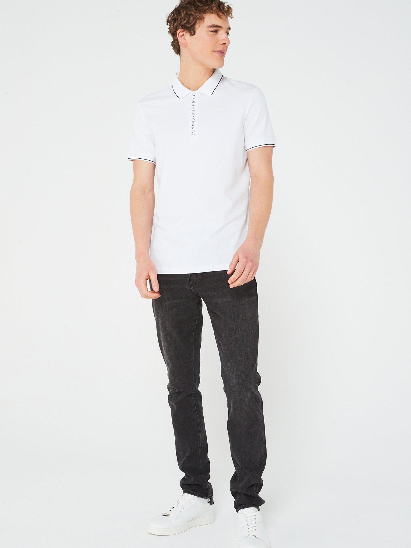 armani-exchange-placket-logo-slim-fit-polo-shirt-whiteback