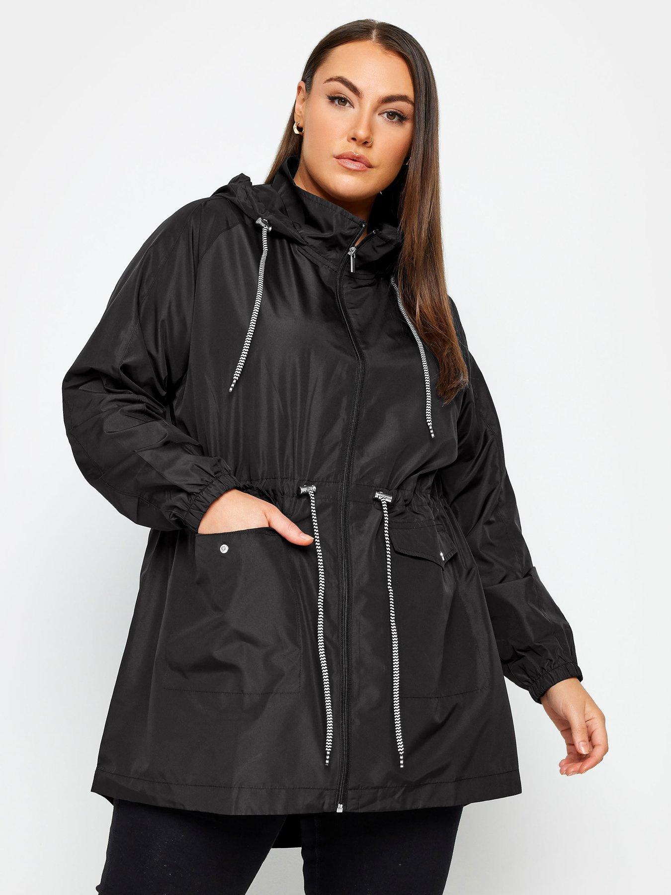 Yours Yours Lightweight Parka Black