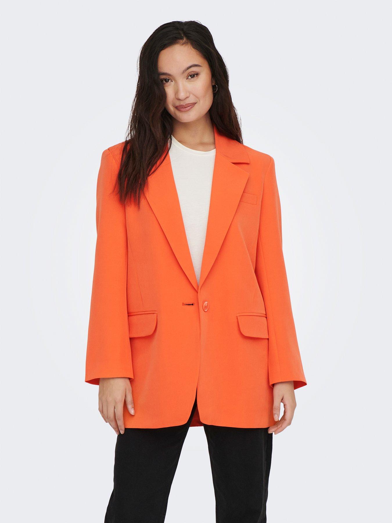 Oversized Blazer Orange