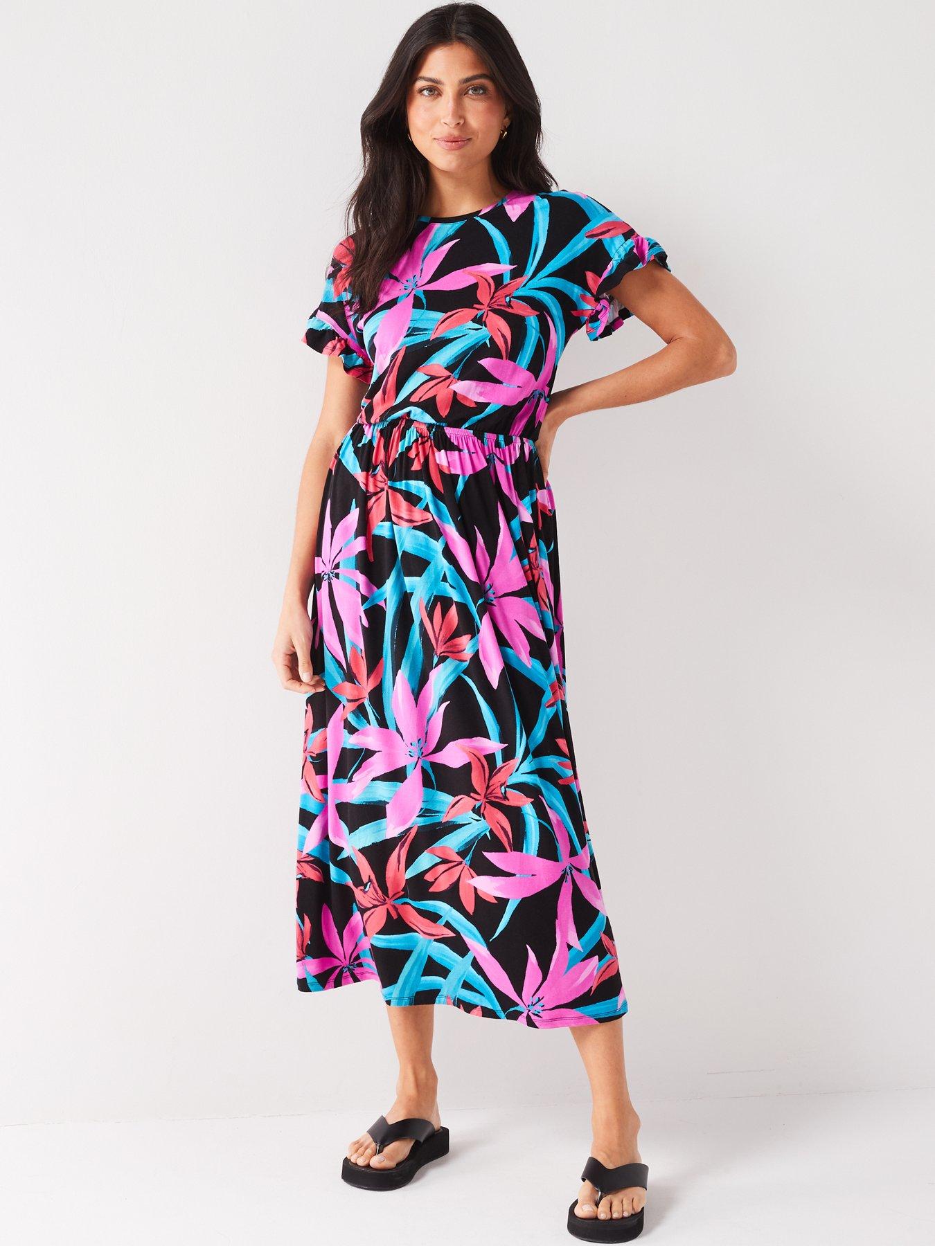 everyday-ruffle-sleeve-midi-dress-multiback