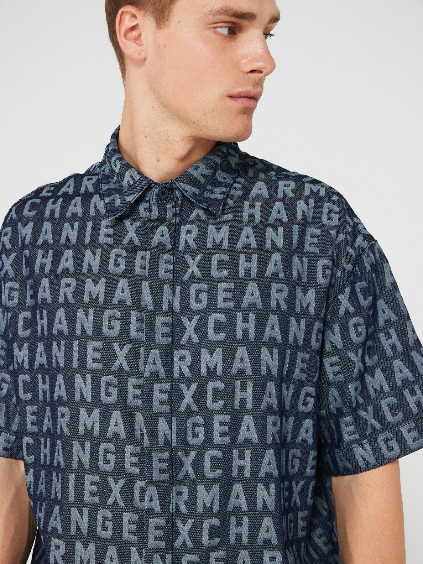 Armani Exchange Armani Exchange Allover Print Regular Fit Short - Main Image
