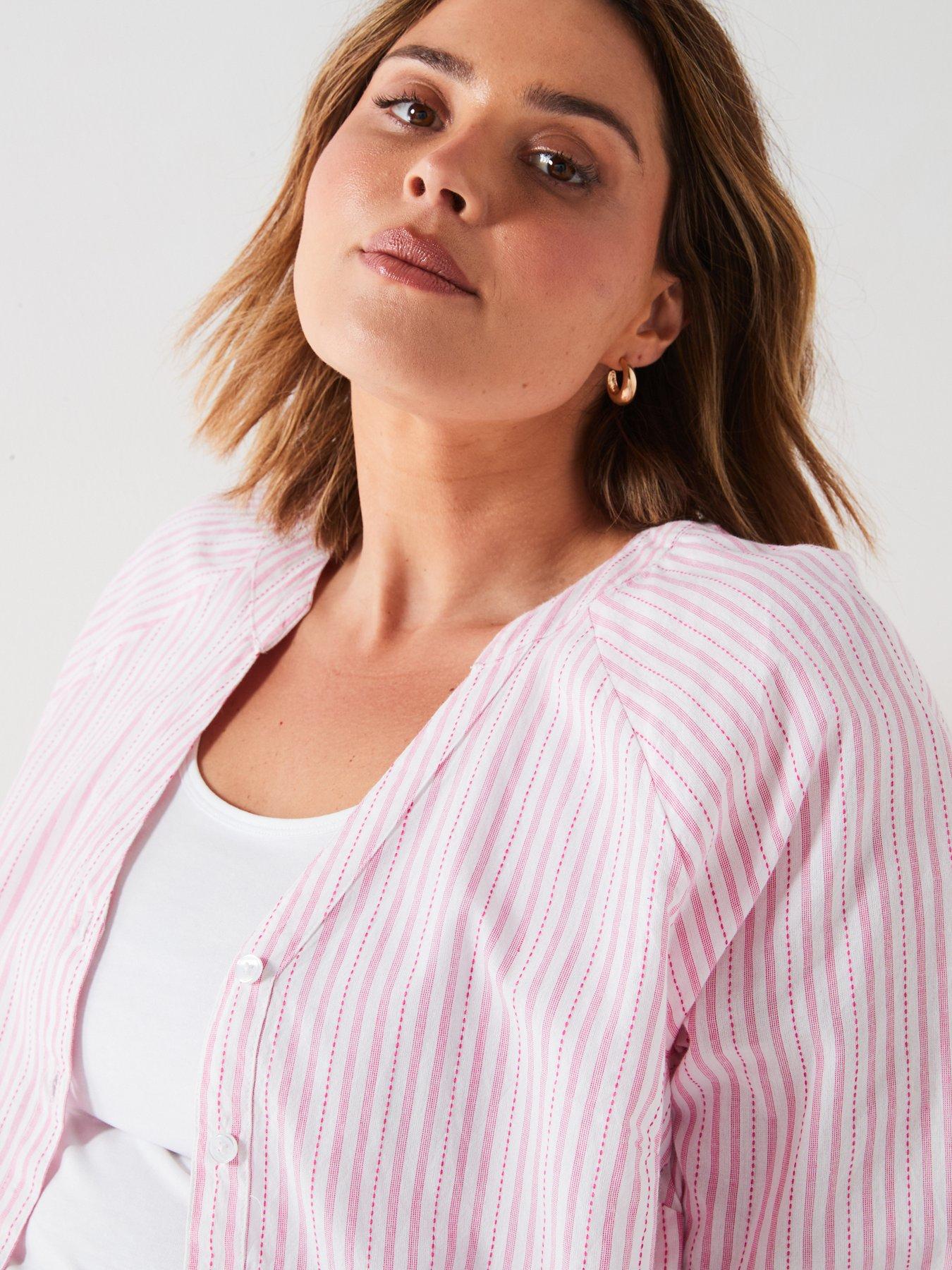 v-by-very-curve-crinkle-longline-shirt-pinkoutfit