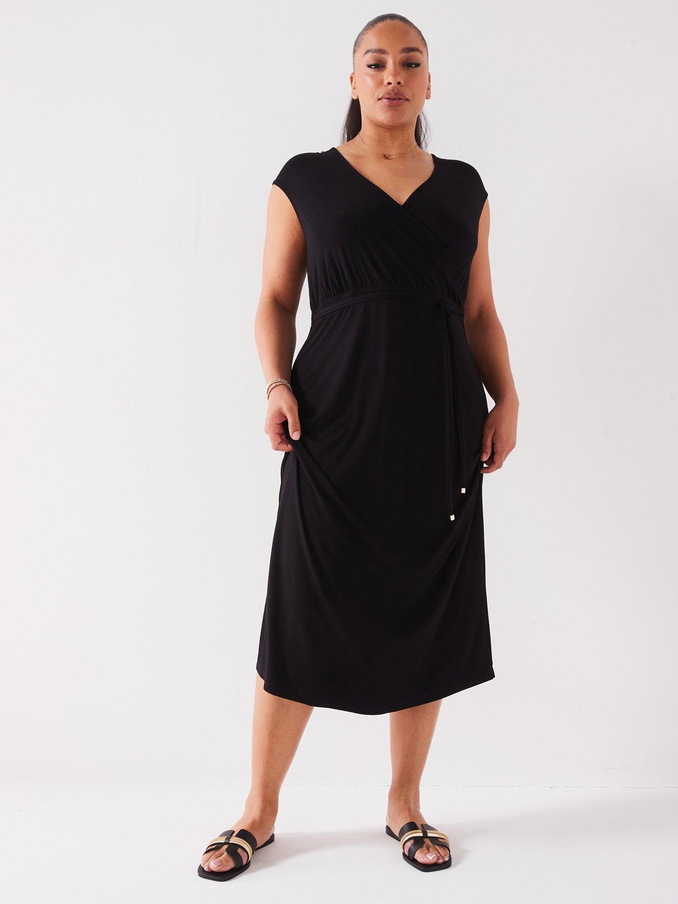 v-by-very-curve-sleeveless-jersey-wrap-midi-dress-black