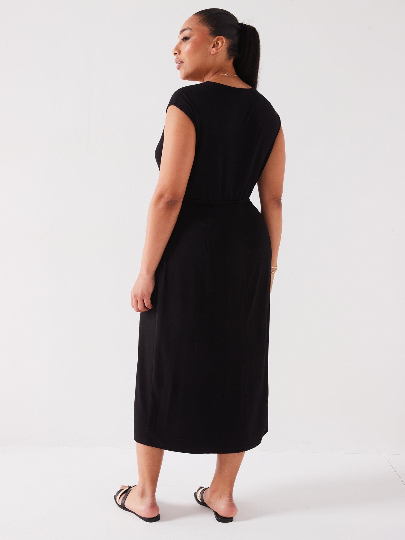 v-by-very-curve-sleeveless-jersey-wrap-midi-dress-blackstillFront