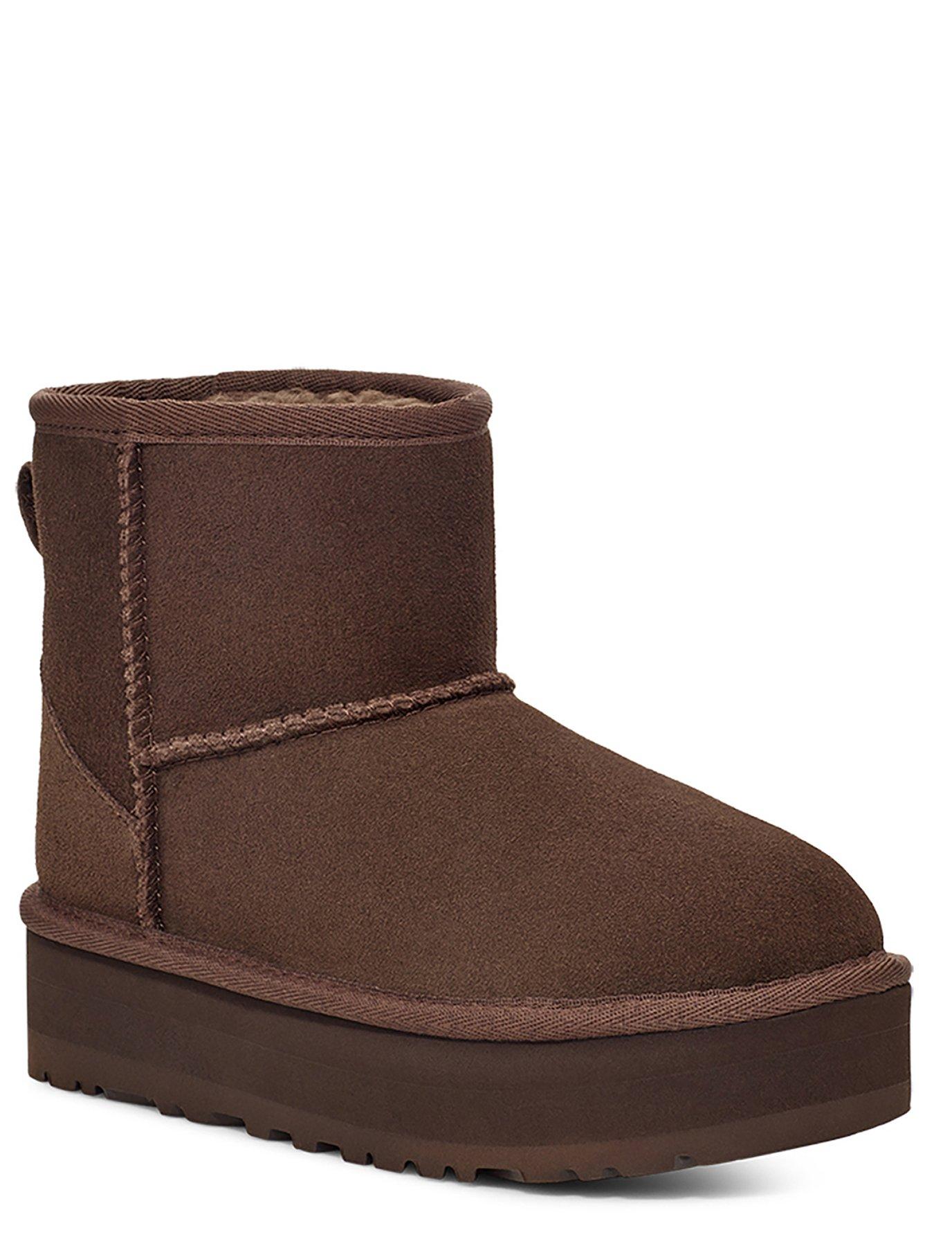 Image 2 of 5 of UGG Kids Classic Mini Platform Classic Boot - Dark Brown