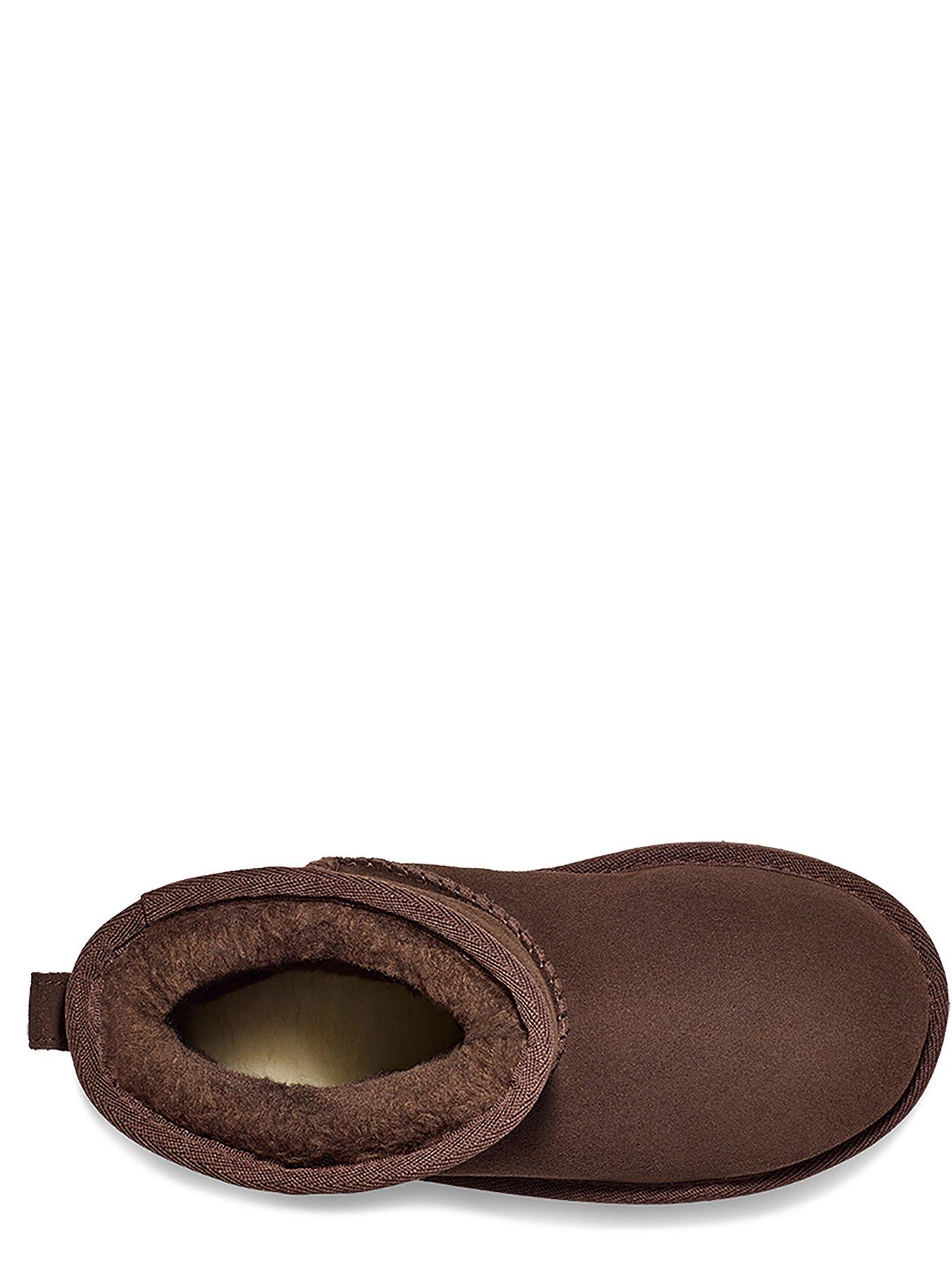 Image 4 of 5 of UGG Kids Classic Mini Platform Classic Boot - Dark Brown