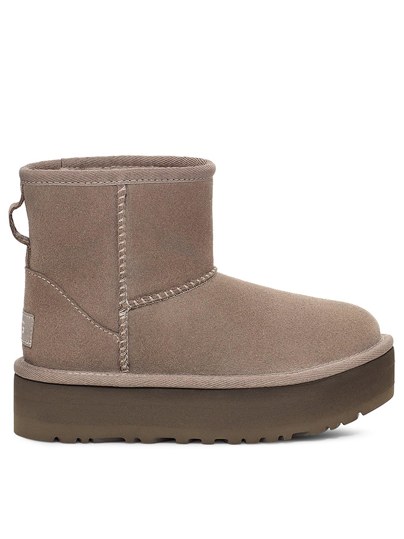 Image 1 of 5 of UGG Kids Classic Mini Platform Classic Boot - Grey
