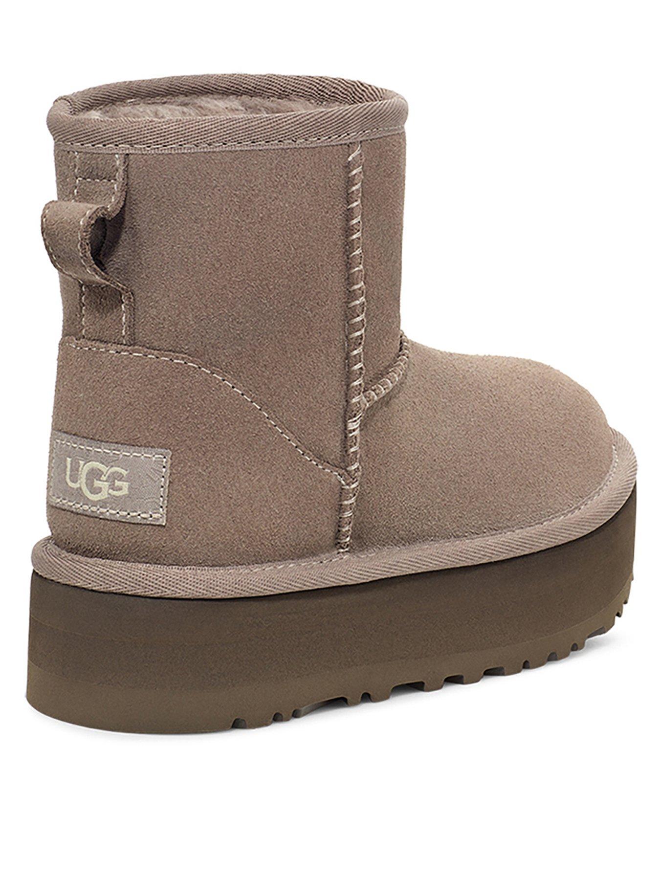 Image 3 of 5 of UGG Kids Classic Mini Platform Classic Boot - Grey