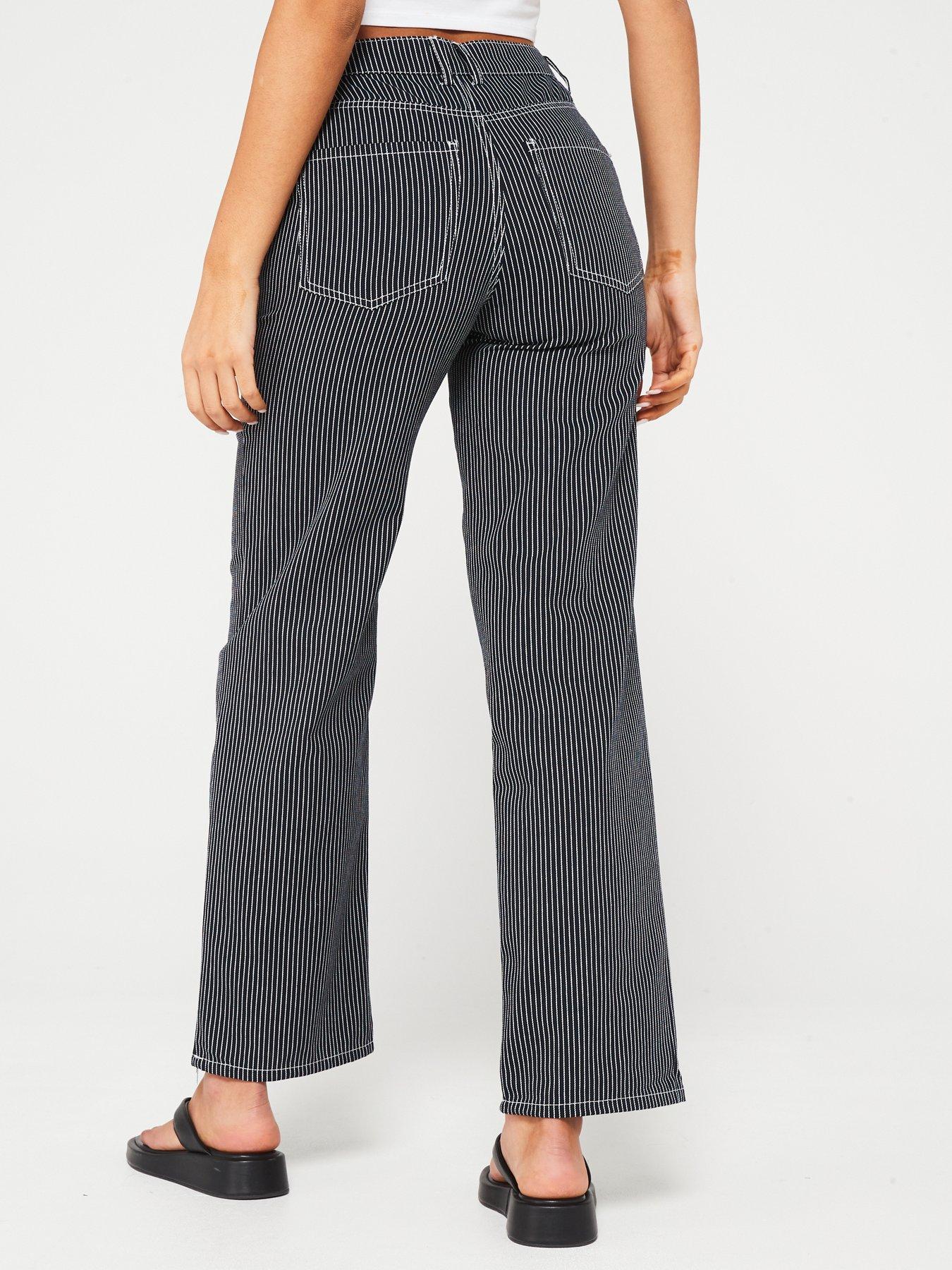 only-high-waist-straight-leg-stripe-trouser-dark-bluewhitestillFront