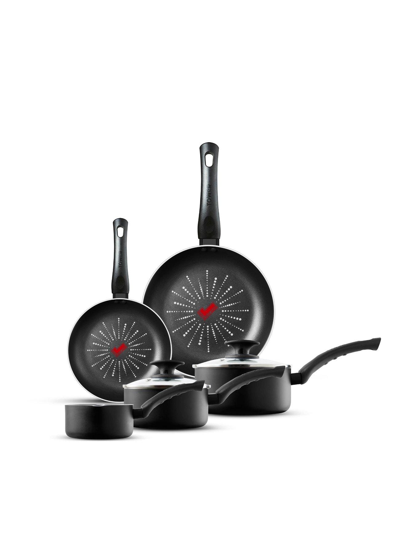 Image 1 of 7 of Tower SmartStart Classic 5-Piece Pan Set