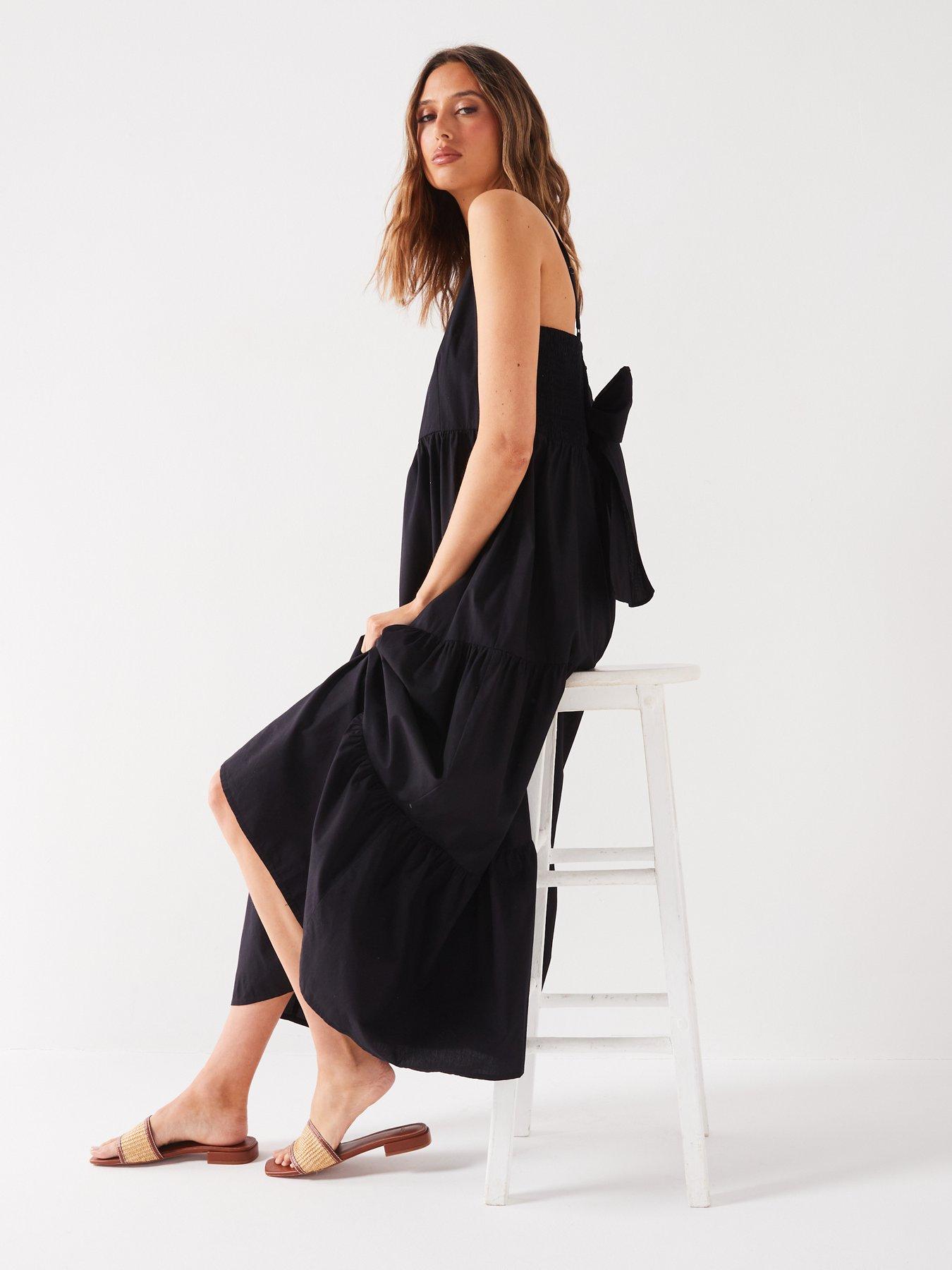 v-by-very-strappy-cotton-tiered-midaxi-dress-blackoutfit