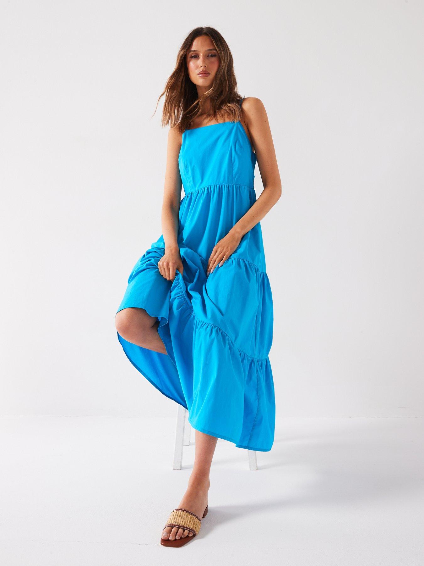 v-by-very-strappy-cotton-tiered-midaxi-dress-blueback