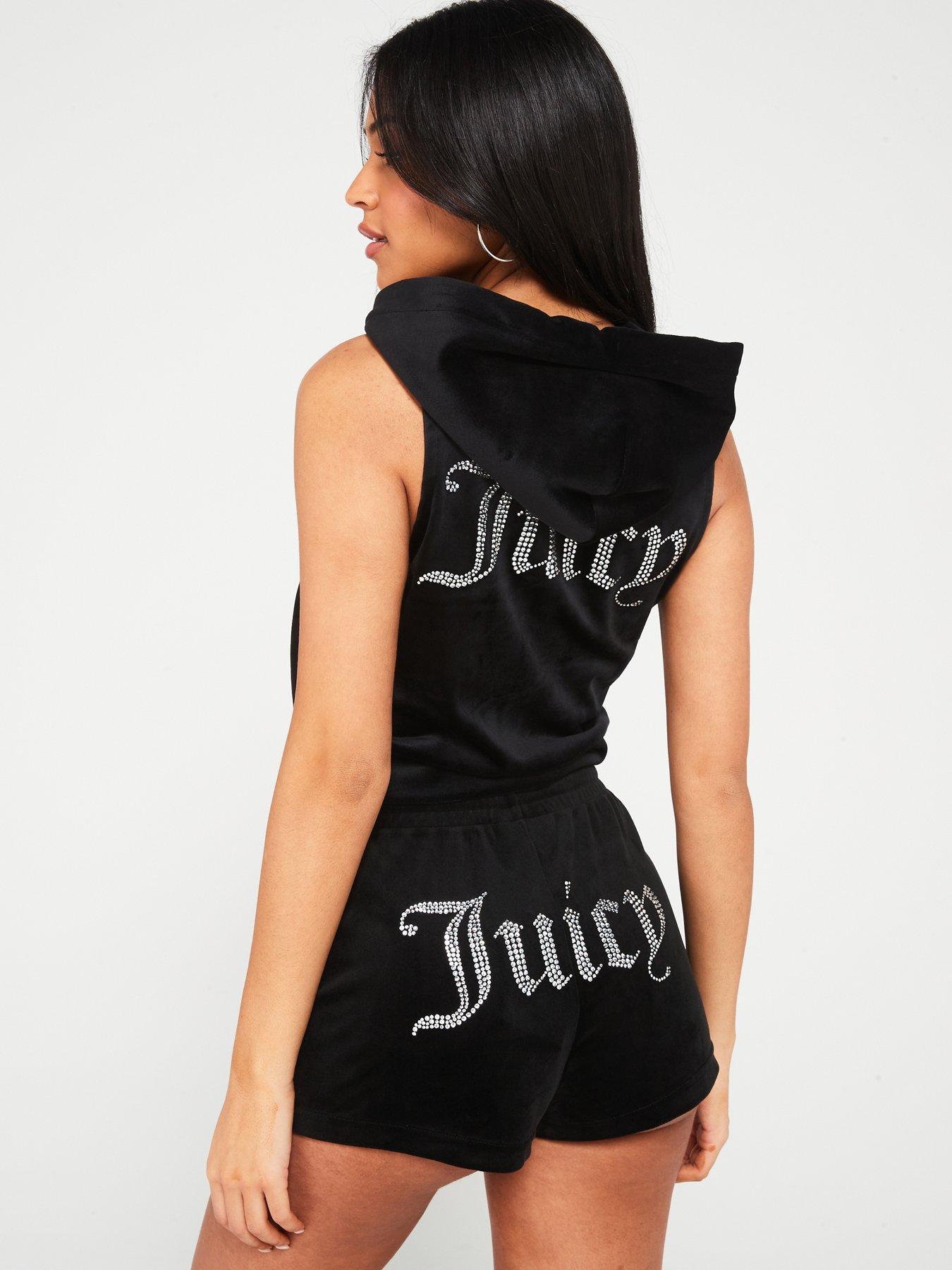 juicy-couture-gilly-velour-hooded-with-juicy-diamante-logo-blackstillFront