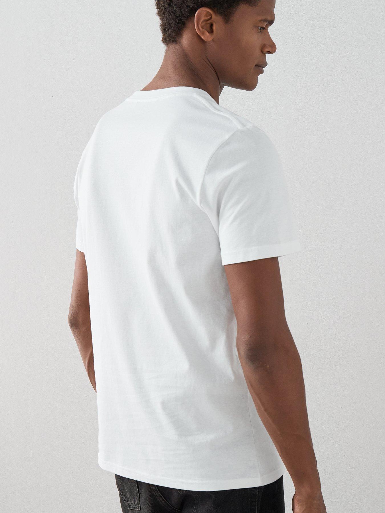 Image 5 of 7 of The Very Collection Pure Cotton Essentials V-neck T-shirt - White