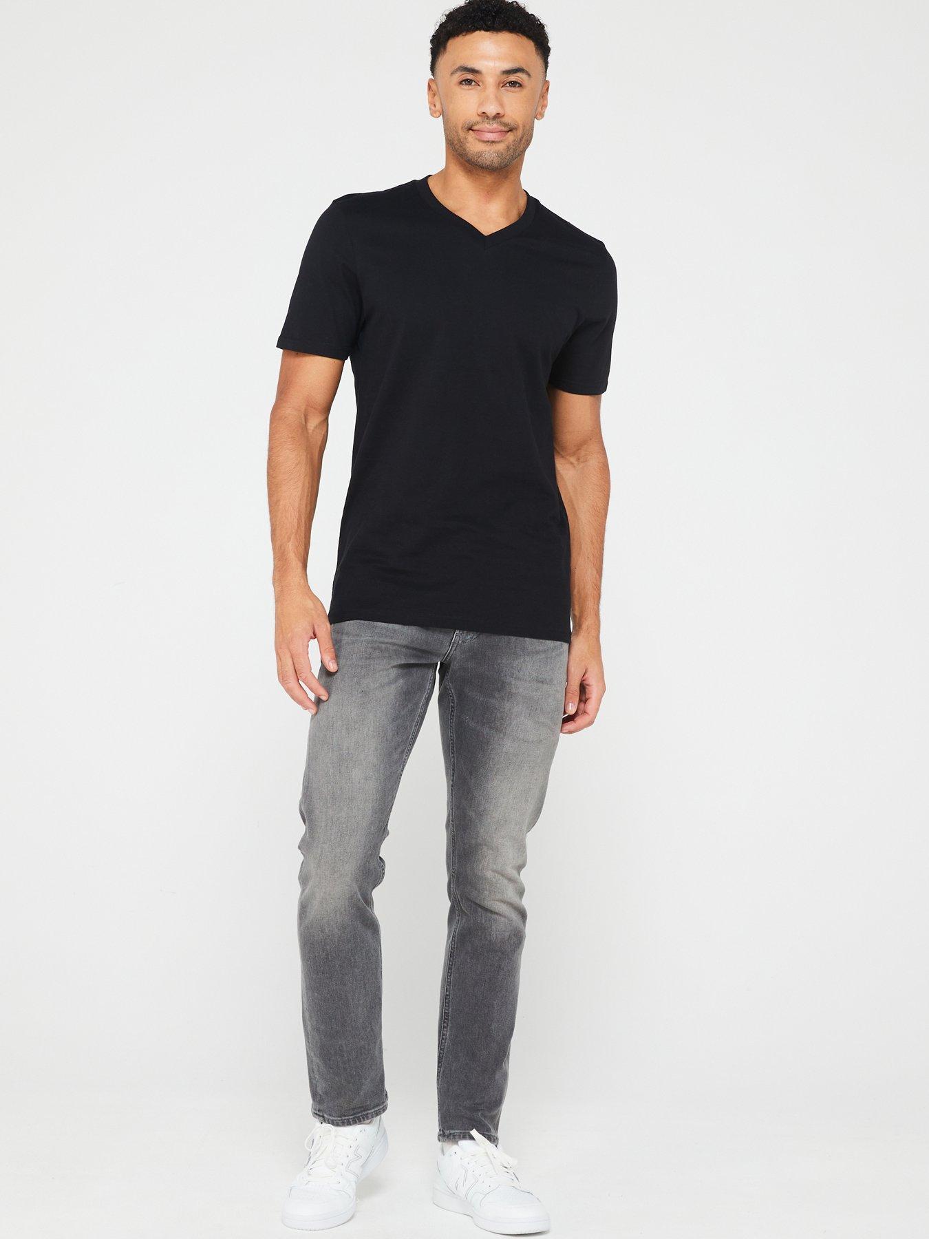 the-very-collection-mensnbspessential-v-neck-t-shirt-blackback