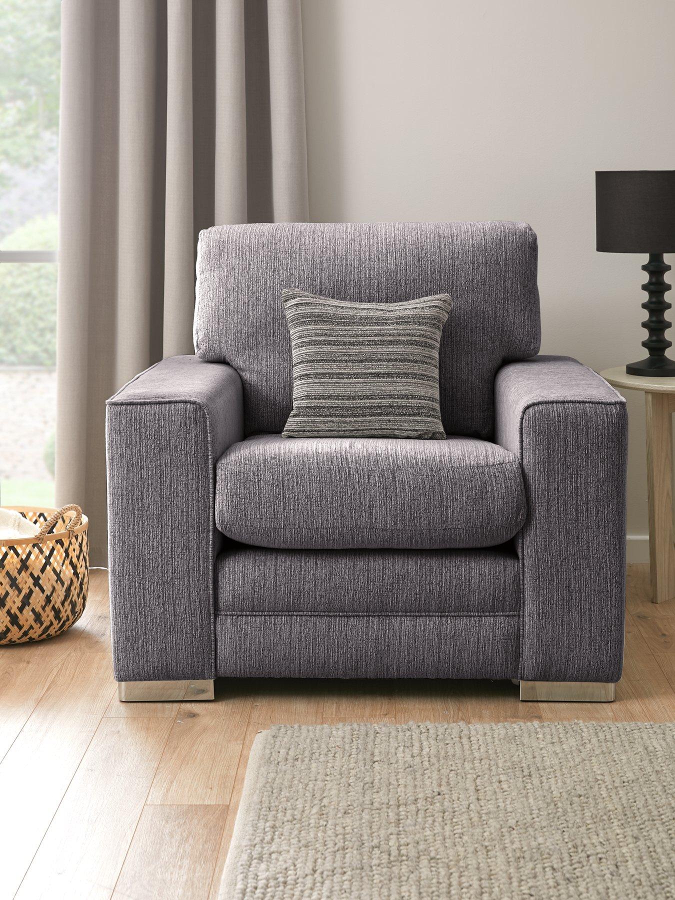 Very Home Minc Fabric Armchair - Made in the UK