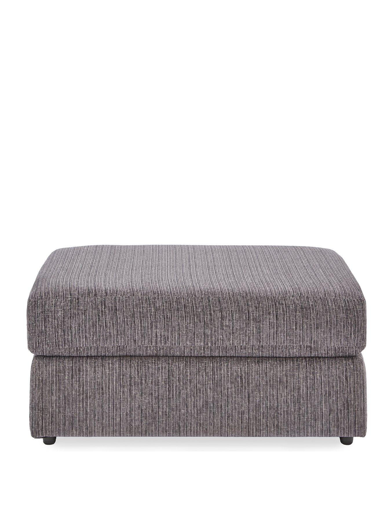 Image 2 of 5 of Very Home Minc Fabric Footstool&nbsp;- Made to Order in the UK