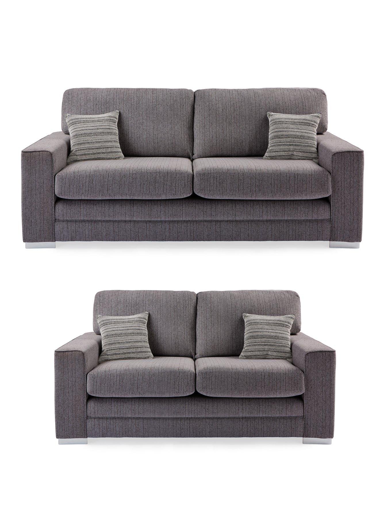 Very Home Minc 3 Seater+ 2 Seater Fabric Sofa Set (Buy and SAVE!) - Made to Order in the UK