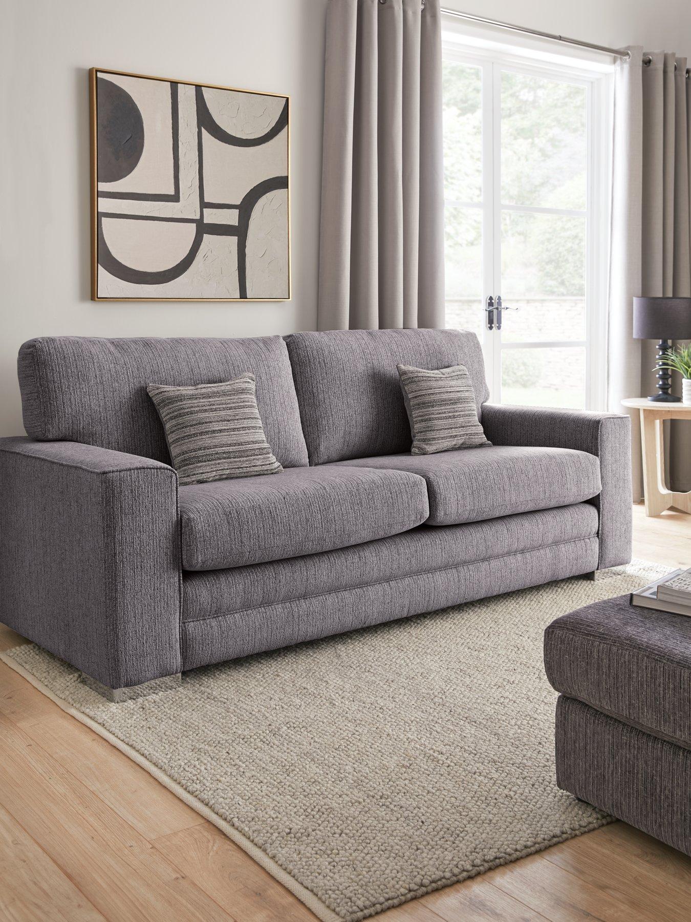 very-home-minc-fabric-3-seater-sofafront