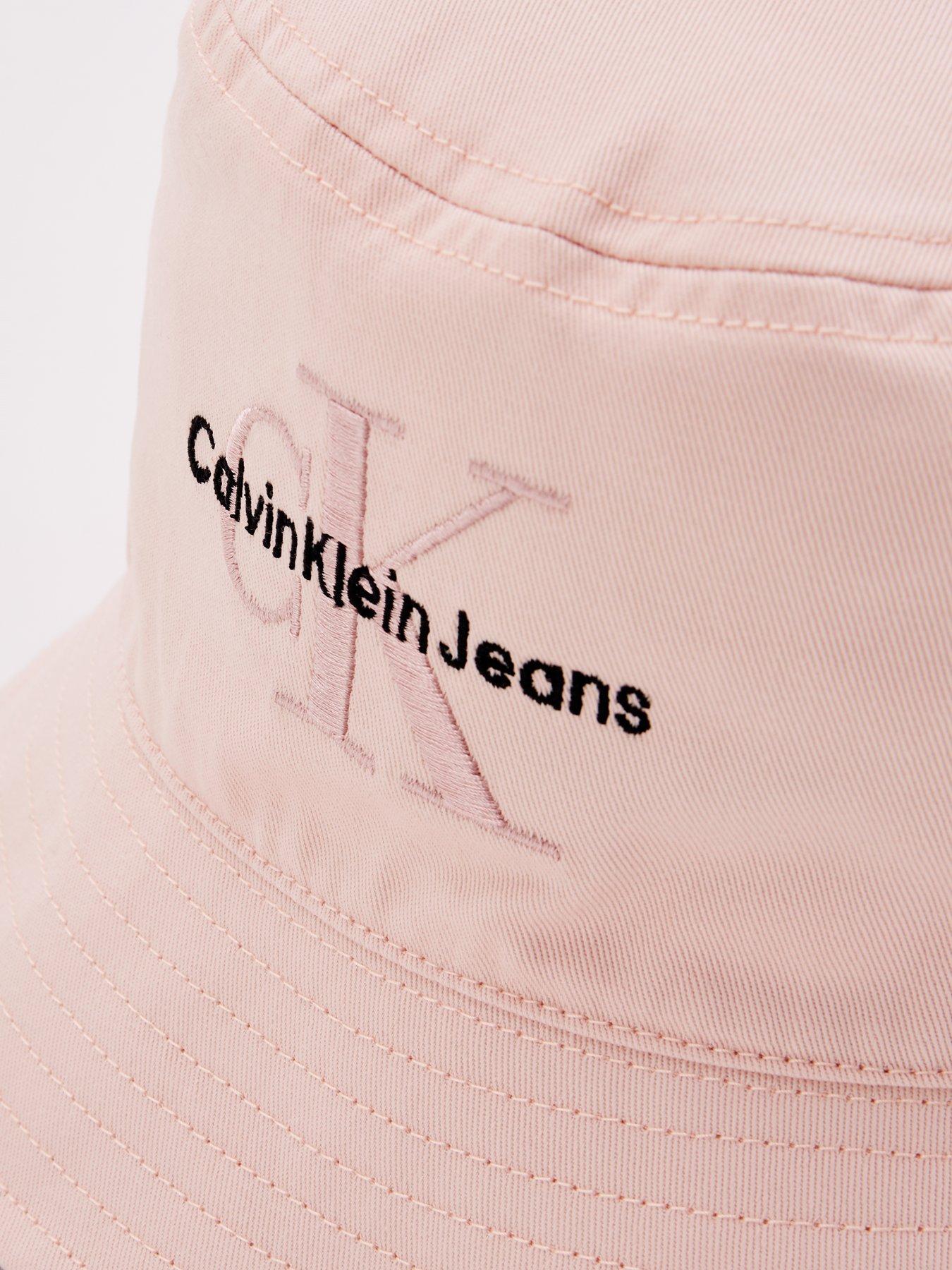 calvin-klein-jeans-monogram-bucket-hat-pinkoutfit