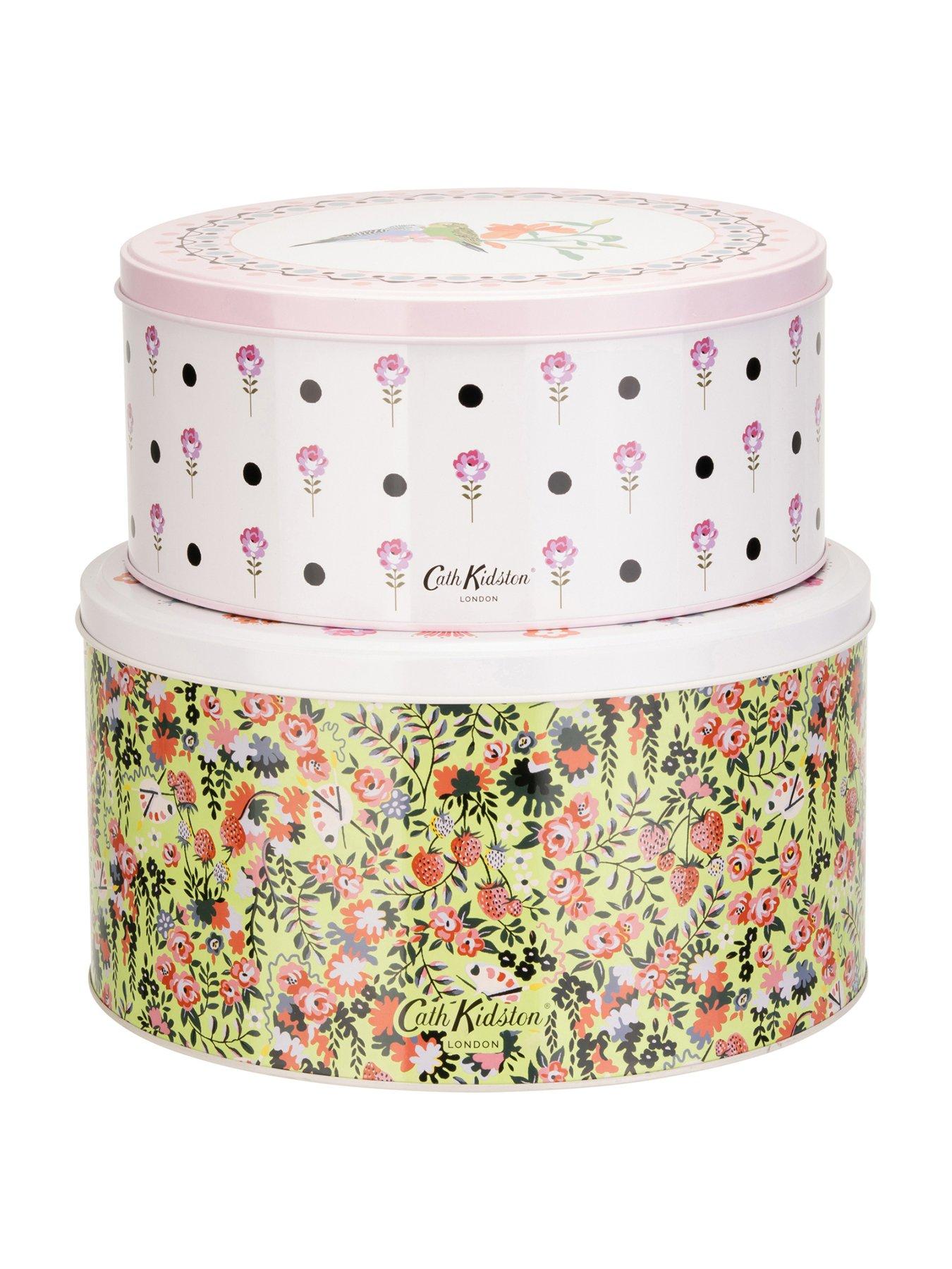 Cath Kidston Painted Table Cake Tins – Set of 2