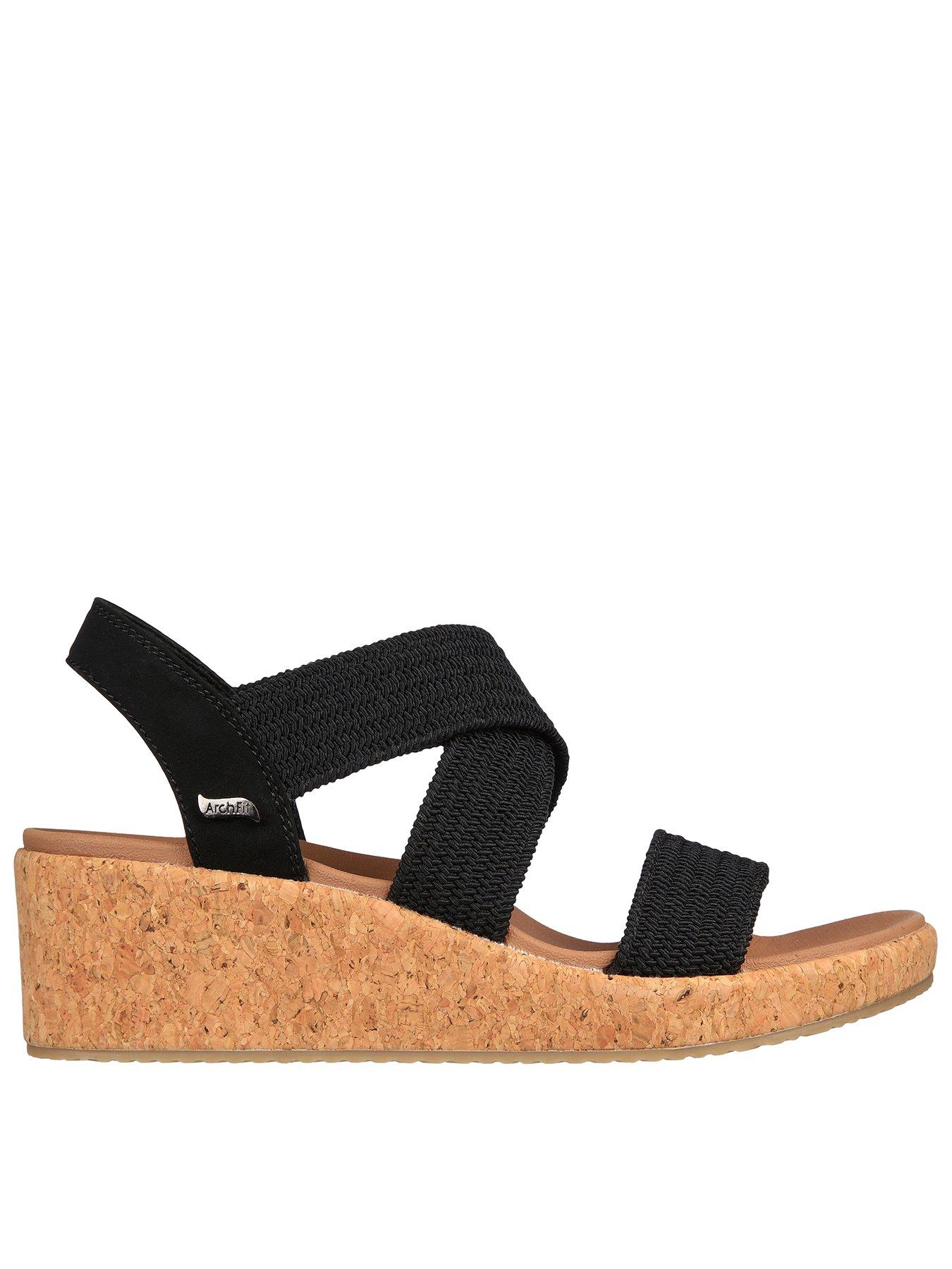 skechers-skechers-arch-fit-beverlee-stretch-raffia-cross-band-sling-back-wedge-sandal-black-texture