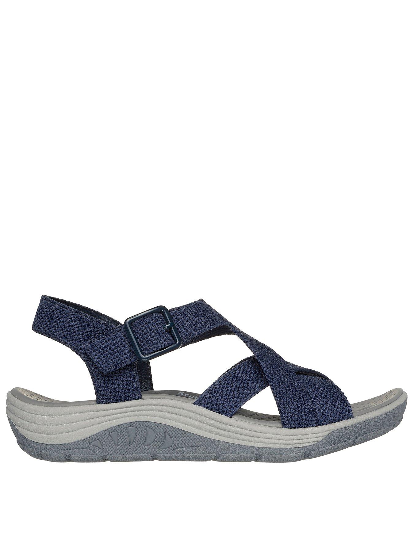 Open toe clearance skechers