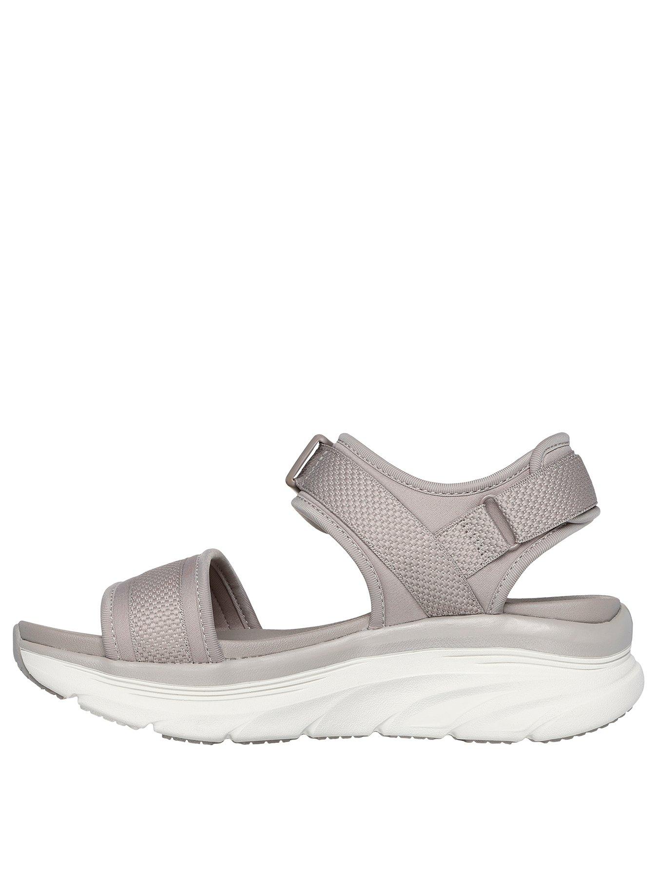 skechers-skechers-dlux-walker-adjustable-buckle-double-band-sling-back-sandal-taupe-webbingstillFront