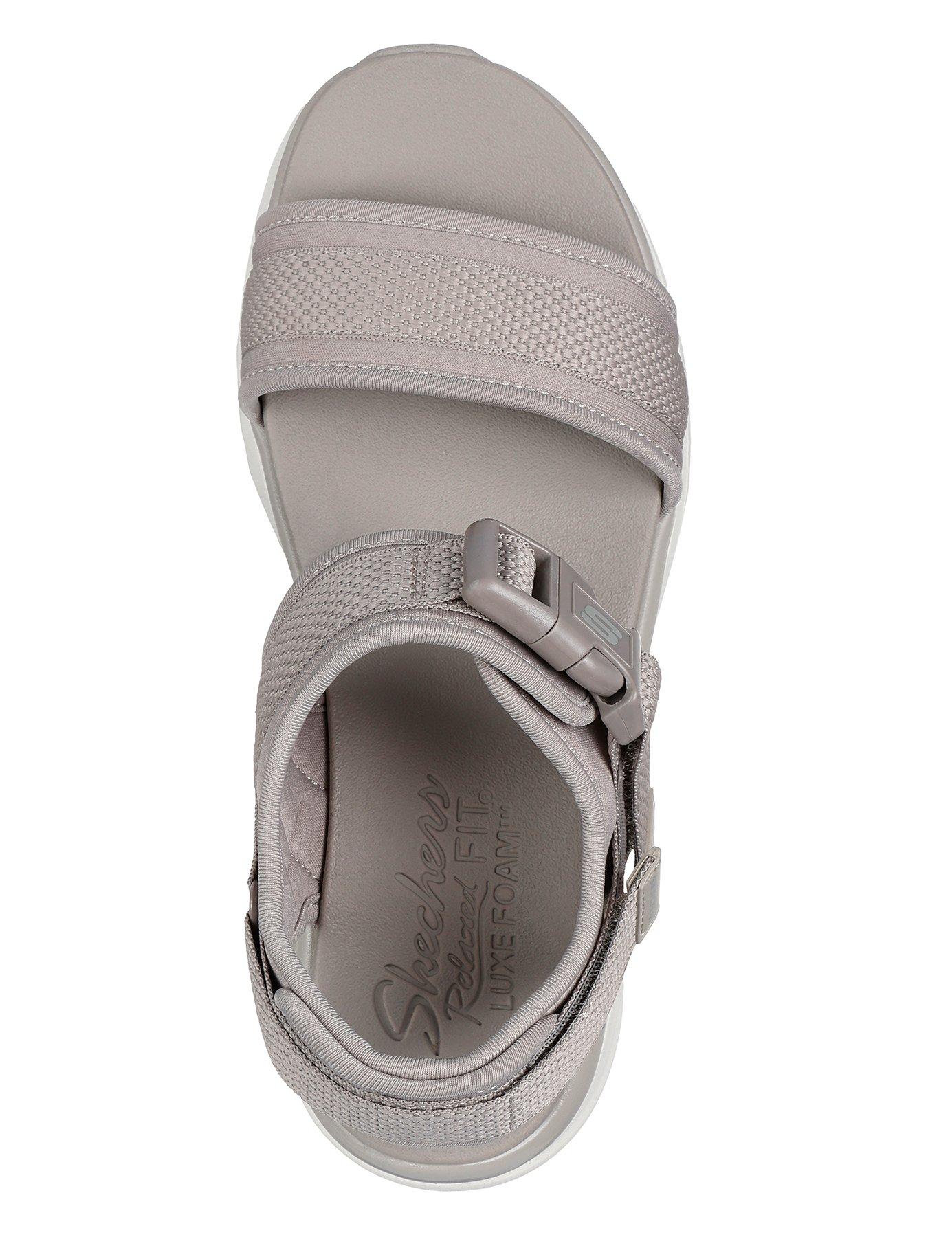 skechers-skechers-dlux-walker-adjustable-buckle-double-band-sling-back-sandal-taupe-webbingoutfit