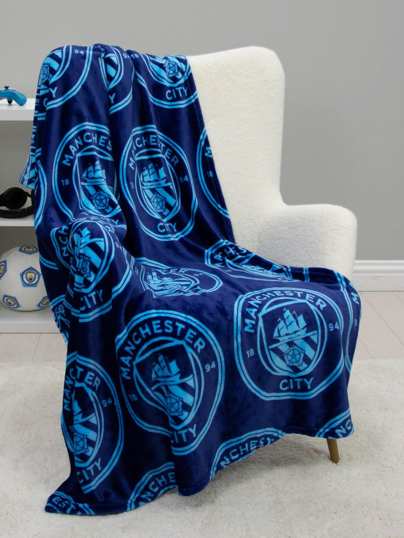 Manchester City Man City Panel Fleece Blanket