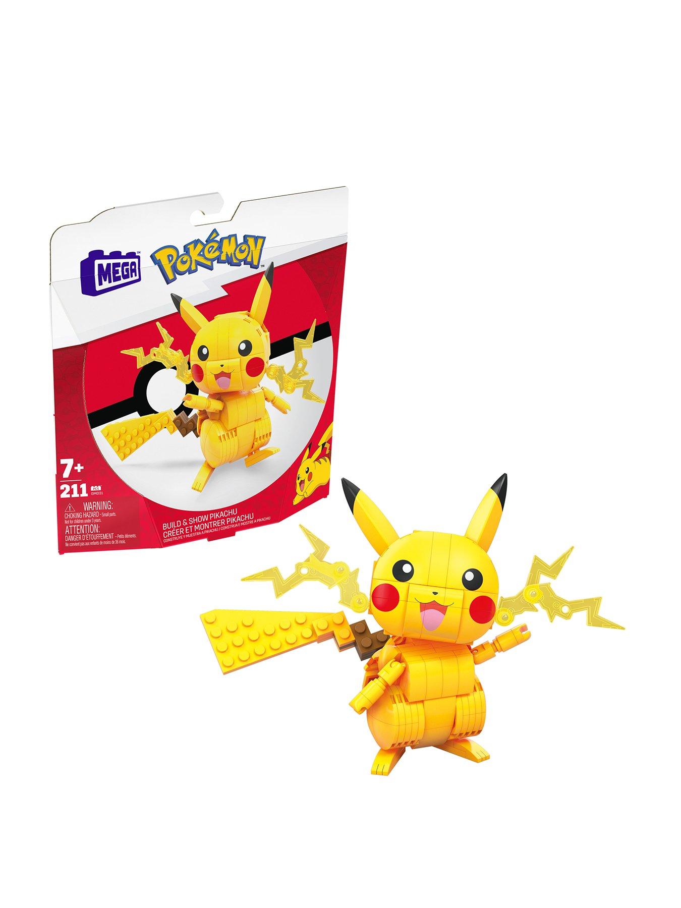 Image 1 of 7 of MEGA MEGA Pokemon Build &amp; Show Pikachu Building Set