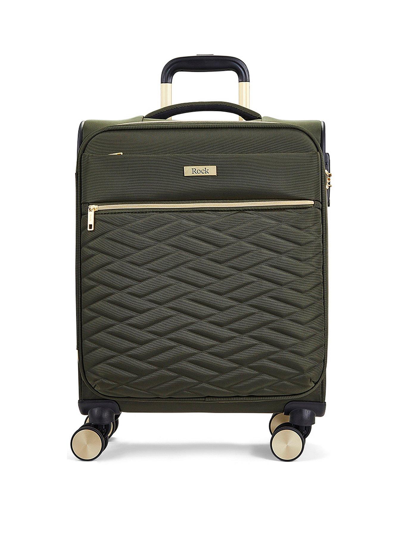 rock-luggage-sloane-softshell-8-wheel-expander-with-tsa-lock-small-suitcase--nbspkhakistillFront