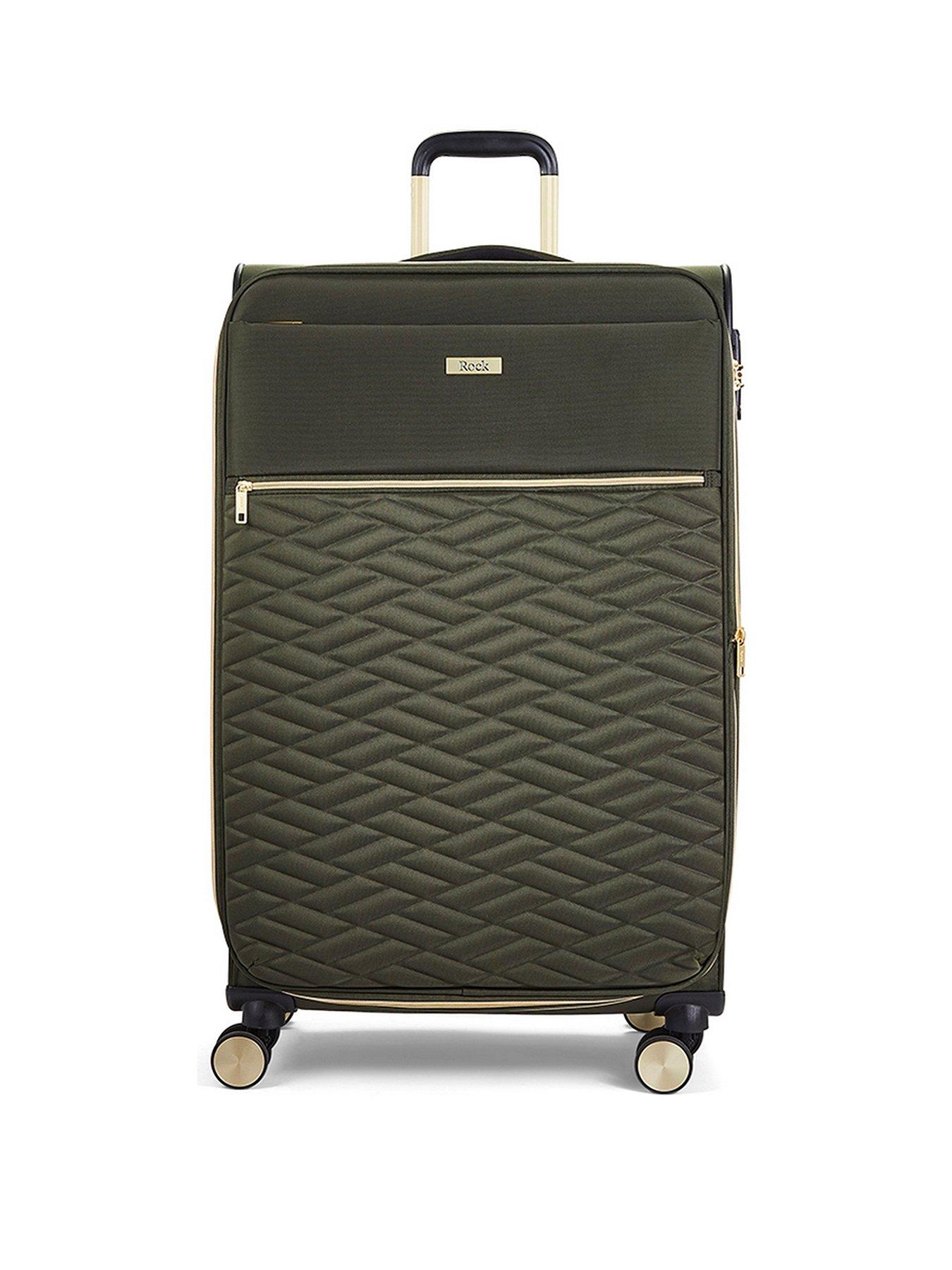 rock-luggage-sloane-softshell-8-wheel-expander-with-tsa-lock-large-suitcase--khakistillFront