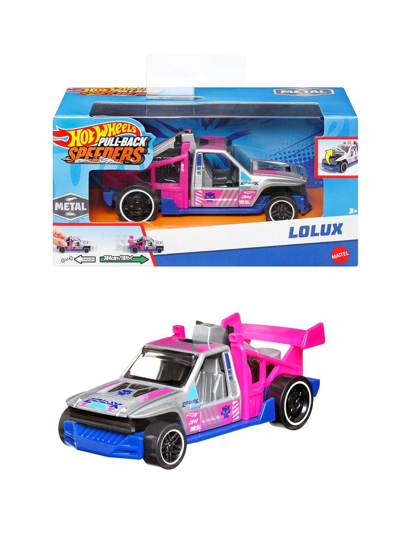 Image 1 of 8 of Hot Wheels Pull-Back Speeders Die-cast Vehicle Assortment