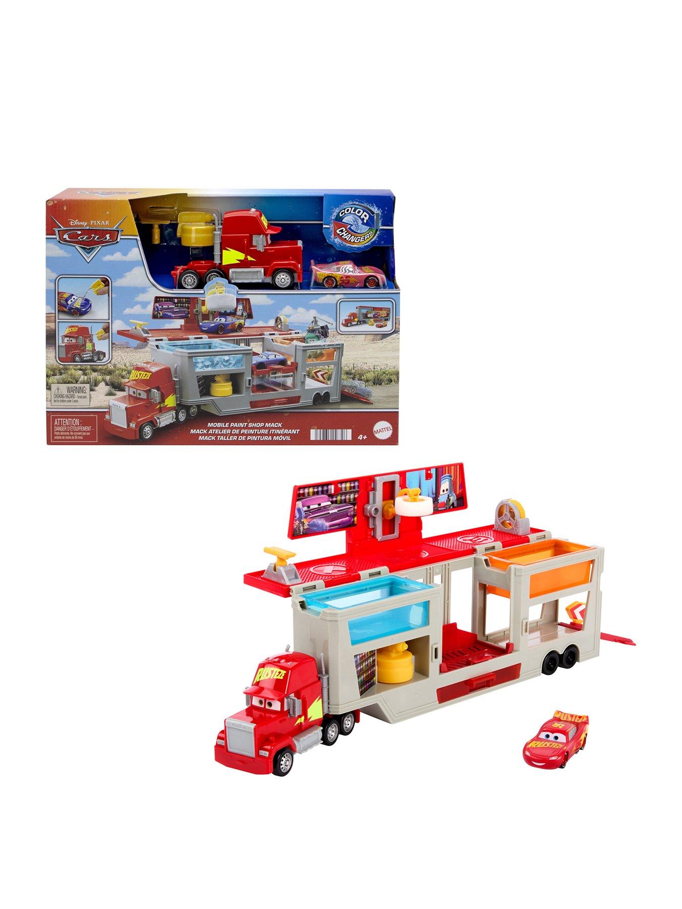 Image of Disney Pixar Colour Changers Mobile Paint Shop Mack Playset