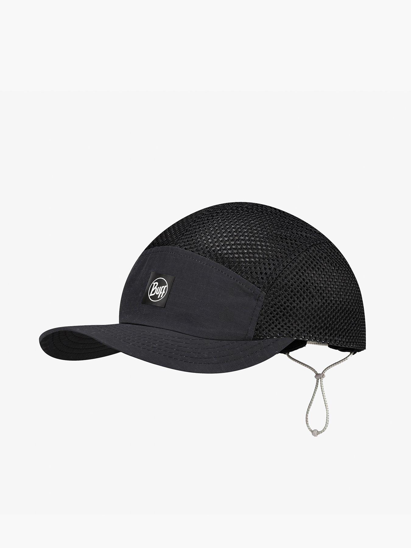 Buff Adults Unisex 5 Panel Air Cap - Black
